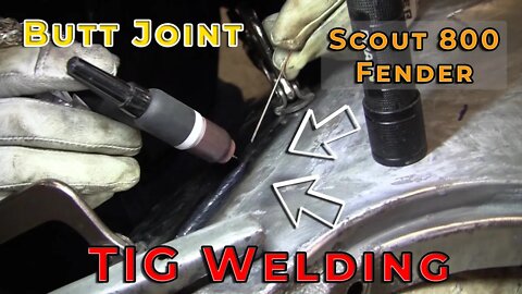 TIG Butt Welding: Scout 800 Fender