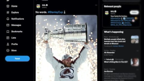 Social media on fire after Avs win Stanley Cup