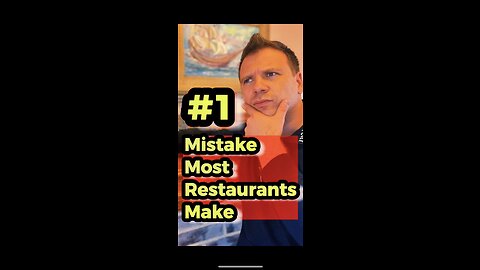 # 1 Mistake Most Restaurants Make