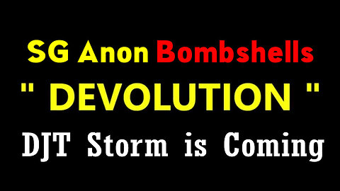 SG Anon Bombshell 6.20.23 - DJT "Storm is Coming"