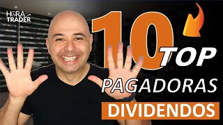 🔵 TOP 10 AÇÕES QUE PAGAM DIVIDENDOS NA BOLSA DE VALORES. Conheça a lista das top ações!