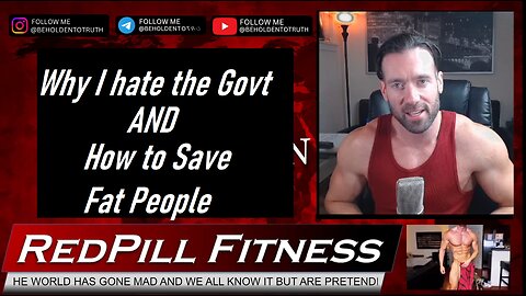 Fitness Model Explains Why He Hates the Government and Provides Redpill Answers to Questions