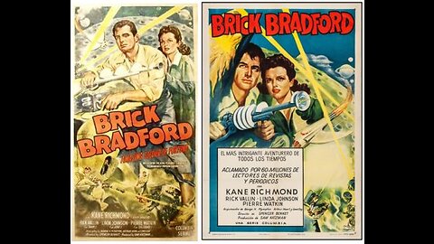 BRICK BRADFORD (1947)--a colorized combined 15-chapter serial