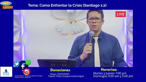 sermon: Cómo Enfrentar la Crisis (Santiago 1:2) (predicas cristianas como enfrentar la crisis)