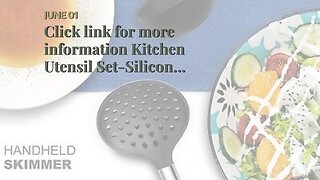 Click link for more information Kitchen Utensil Set-Silicone Cooking Utensils-33 Kitchen Gadget...