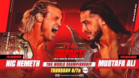Nic Nemeth vs. Mustafa Ali (TNA World Championship) #shorts