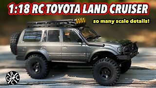 Highly Detailed 1:18 FMS RC Toyota Land Cruiser LC80