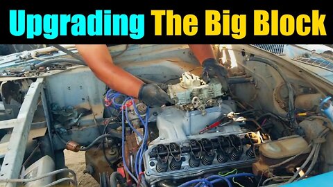 440 Source Heads On A 361 Mopar Big Block | Restoring A 1973 Dodge Charger Part 5 | Mopar Monday |