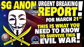 BREAKING SG ANON INTEL DROP MARCH 21! HAVE NO FEAR, BUT BE PREPARED! SVB IS JUST THE BEGINNING! WOW!