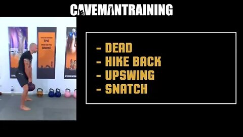 Double KETTLEBELL Half Snatch (60 seconds slow-mo)