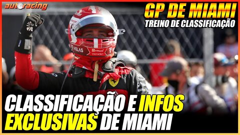 EXCLUSIVO! BASTIDORES DA F1 E TUDO SOBRE O TREINO DE CLASSIFICAÇÃO DO GP DE MIAMI EUA DA F1 2022