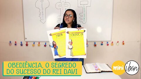 OBEDIÊNCIA, O SEGREDO DO SUCESSO DO REI DAVI | JUNIORES 8 a 11 anos