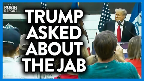 Brave Voter Asks Trump About Vaccine Side Effects & It Gets Awkward | DM CLIPS | Rubin Report