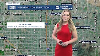 Several construction projects scheduled this weekend