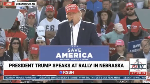 President Donald Trump Rally in Greenwood, Nebraska- May 1, 2022