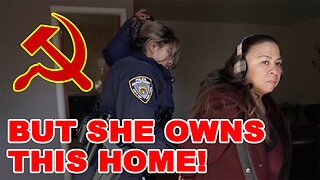 SHOCKING video shows NYPD arrest homeowner as they ALLOW squatters to STEAL her MILLION DOLLAR home!