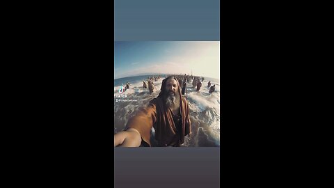 Moses takes a selfie