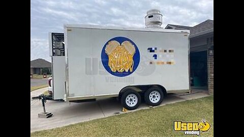 Slightly Used 2022 - 8' x 14' Food Concession Trailer | Mobile Food Unit for Sale in Oklahoma