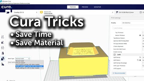Cura Tricks for 3D Printing