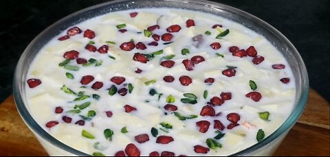 fruit custard bina custard powder-vrat special fruit custard