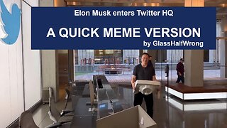 Elon Musk Moves Into Twitter
