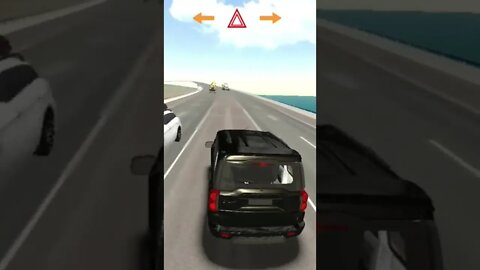 Scorpio Accident On Overbrige😱| CAR SIMULATOR 2 |#black #shorts #ytshorts #scorpio #tigini