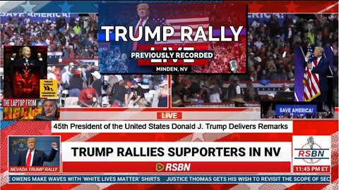 PRESIDENT DONALD TRUMP SPEECH - SAVE AMERICA RALLY IN MINDEN, NV - 10/8/22