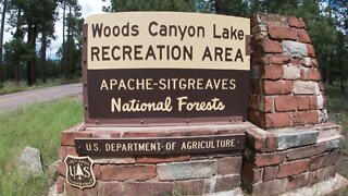 Woods Canyon lake AZ Trout Fishing