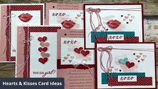 Hearts & Kisses Card Ideas