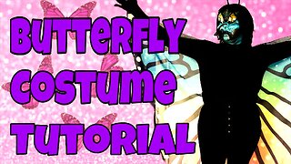 Butterfly costume tutorial. This is Cal O'Ween !