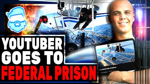 Moron Youtuber Going To PRISON For Crashing His Plane For Clicks & Sponsors! He Learned NOTHING!