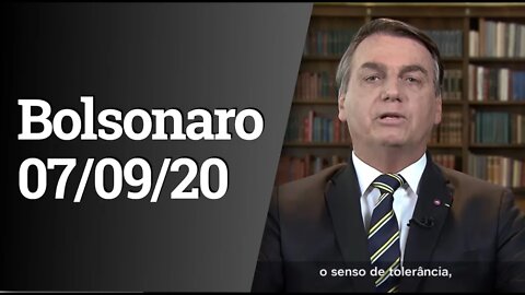 Pronunciamento Bolsonaro - 07/09/20 HOJE