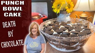 DEATH BY CHOCOLATE Punch Bowl Cake | SCRUMPTIOUS DESSERT FULL OF CHOCOLATE DELIGHT