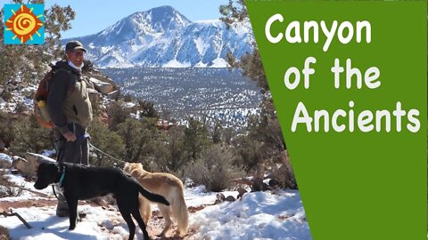 Hiking Canyon of the Ancients//EP 14 Winter Living in a Passive Solar Off-Grid Home and Off-Grid Van