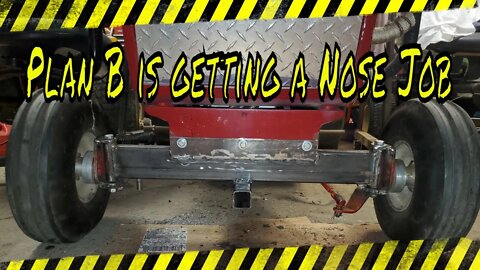 Cub Cadet pulling tractor gets a nose job. #tractorpulling #Gardentractorpulling #howto