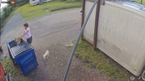Woman Arrested After Being Caught On Camera Tossing Two Puppies Into The Trash