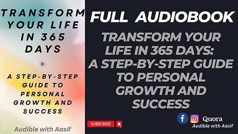 Transform Your Life in 365 Days A Step-by-Step Guide to Personal Growth and Success #audiobooks