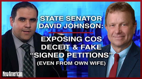 South Dakota Senator Exposes COS Deceit and Fake Petitions Including From His Own Wife