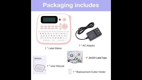 Mini Portable Label Printer Ink-free Bluetooth