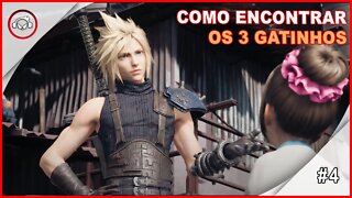 Final Fantasy VII Remake, Como Encontrar os 3 gatinhos, + Side Quests - Gameplay #4 PT BR