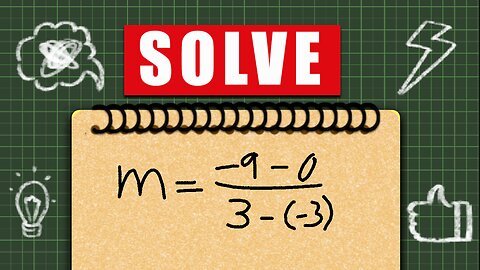 Using the x intercept to find the slope of a straight line