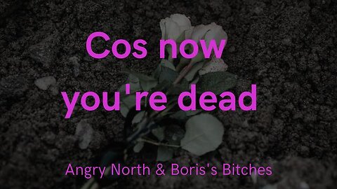 COS NOW YOU'RE DEAD - A SONG BY ANGRY NORTH & BORIS'S BITCHES