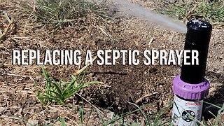 Replacing a Broken Septic Sprinkler