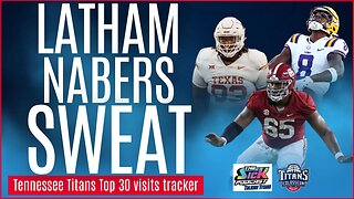 Jc Latham, Malik Nabers, T'Vondre Sweat Tennessee Titans Top 30 visits tracker with The Sick Podcast