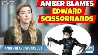 CLIP | Amber Heard Speaks Out | Blames Edward Scissorhands for Loss.