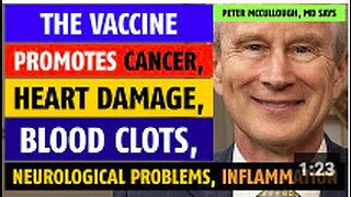 mRNA vaccines promote cancer, heart damage, blood clots, inflammation, says Peter McCullough, MD