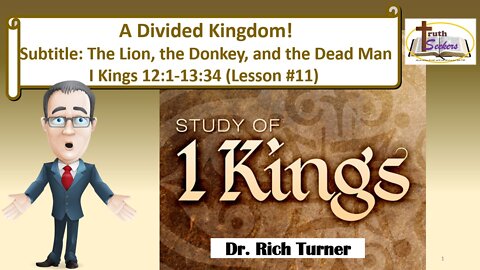 I Kings 12:1-13:34 (Lesson #11)