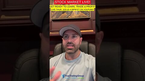 Stock Market Live Stream 10/5 4:30pm ET on YouTube!