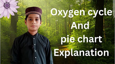 Oxygen cycle and pie chart full Explanation