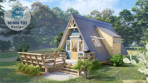 Small House Design Ideas - A Frame House - Minh Tai Design 26
